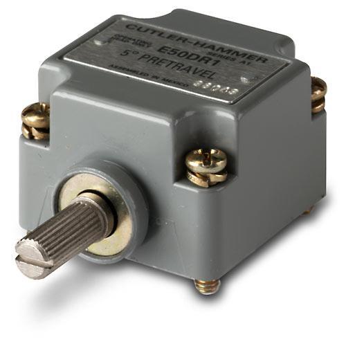 Eaton E50DM1 Limit Switch Operating Head, Side Push Roller, Plugs into Body Eaton E50DM1