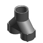 Carlon E972Y Y Fitting, 3/4