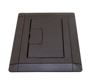 Carlon E9761B Floor Box Cover, 1-Gang, Flip Cover, Device Type: All Devices, Brown Carlon E9761B