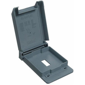 Carlon E98SSCN-CAR Weatherproof Cover, 1-Gang, Type: Toggle Switch, Non-Metallic Carlon E98SSCN-CAR