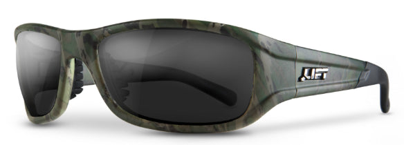 Lift Safety EAS-17CST ALIAS SAFETY GLASSES (CAMO/SMOKE) Lift Safety EAS-17CST