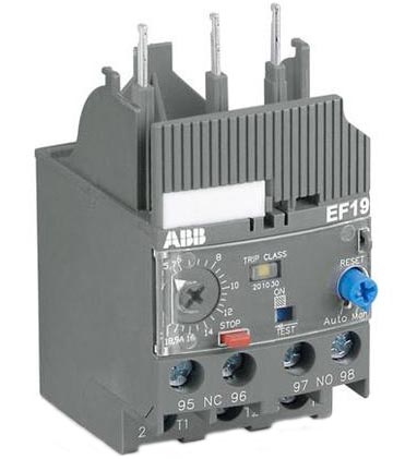ABB EF19-2.7 0.8 - 2.7 Amp, Electronic Overload Relay ABB EF19-2.7