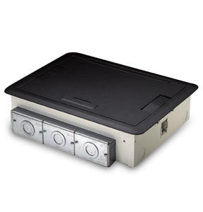 Wiremold EFB6S-OG Floor Box, 6-Gang, Includes: Modules, Cable Guides, Support Legs Wiremold EFB6S-OG