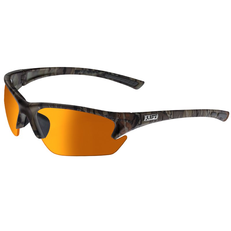 Lift Safety EQT-12CFA Quest Protective Eyewear, Half Frame, Camo Frame, Amber Lens Lift Safety EQT-12CFA