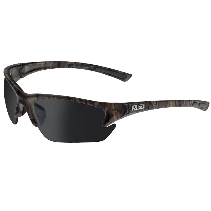 Lift Safety EQT-12CFST Quest Protective Eyewear, Half Frame, Camo Frame, Smoke Lens Lift Safety EQT-12CFST