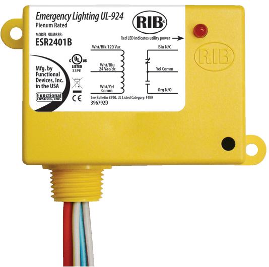 Functional Devices ESR2401B UL924 Emergency Bypass / Shunt Relay Functional Devices ESR2401B