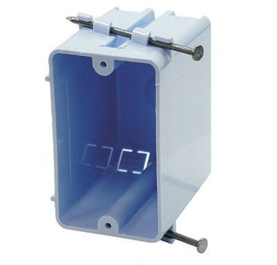 Cantex EZ18SN Switch Box, Nail-On, 1-Gang, Non-Metallic Cantex EZ18SN