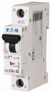 Eaton FAZ-B10/1-SP 10A, 1P, 277V AC, 48V DC, 10 kAIC, B-Curve, UL 1077  Eaton FAZ-B10 / 1-SP