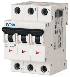 Eaton FAZ-C40/3 40A, 3P, 277/480V, 48VDC, 10 kAIC, C-Curve, UL 1077 CB Eaton FAZ-C40 / 3