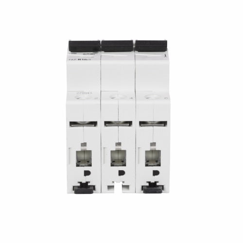 Eaton FAZ-D20/3-RT 20A, 3P, 277/480VAC, 48VDC, 10 kAIC, D-Curve, UL 1077 Eaton FAZ-D20 / 3-RT