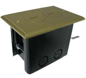 Allied Moulded FB-2 Rectangular Floor Box Assembly Allied Moulded FB-2