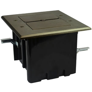Allied Moulded FB-5N 44.5 CI 2G FLR BOX NI CVR W/LV Allied Moulded FB-5N