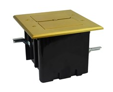 Allied Moulded FB-5 Two-Gang Floor Box Assembly Allied Moulded FB-5