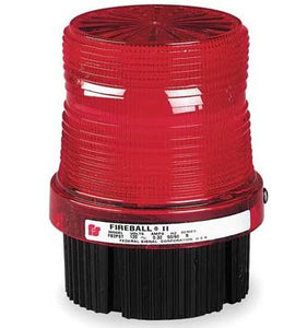 Federal Signal FB2PST-120R Strobe Beacon, Strobe, Red, Voltage: 120V AC Federal Signal FB2PST-120R