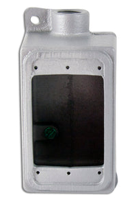 Appleton FD150L FD Device Box, 1-Gang, Dead-End, Type FD, 1/2", Malleable Iron Appleton FD150L