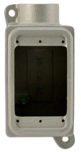 Appleton FD175LA FD Type Cast Box, 1-Gang, 3/4" Hub, Aluminum Appleton FD175LA