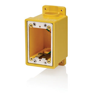 Leviton FDBX1YL 1G FD Box, 1