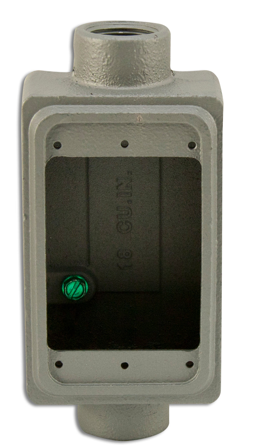 Appleton FDC-1-75A FST Type Cast Box, 1-Gang, 3/4