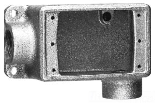 Cooper Crouse-Hinds FDL2 3/4 NPT 2-90 DEG CST IRON FD BX SGL GNG Cooper Crouse-Hinds FDL2