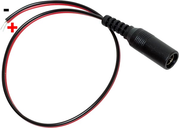 Opticom FL-2 Power Pigtail, 2.1mm, Female Opticom FL-2