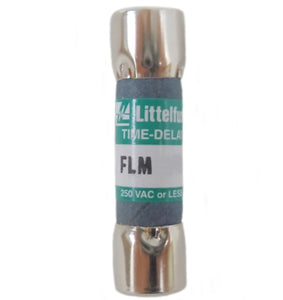 Littelfuse FLM6.25 6.25A, 250V, Slo-Blow  FLM Series Midget Fuse Littelfuse FLM6.25