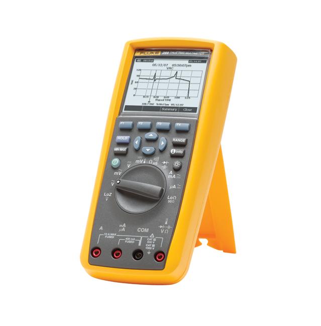Fluke FLUKE-289 Industrial Logging Multimeter, 10A AC/DC & 1000V AC/DC Fluke FLUKE-289
