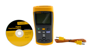 Fluke FLUKE-52-2-60HZ Digital Thermometer, -210°C to 1372°C Fluke FLUKE-52-2-60HZ
