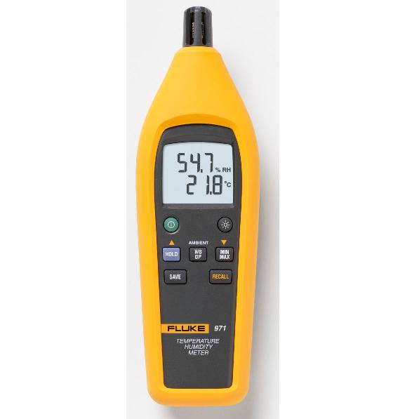 Fluke FLUKE-971 Temperature Humidity Meter, -4°F to 140°F, 5-95% Fluke FLUKE-971