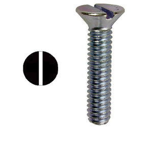 Dottie FM83234 8-32 X 3/4 Flat Head Slotted Machine Screws Zinc Dottie FM83234