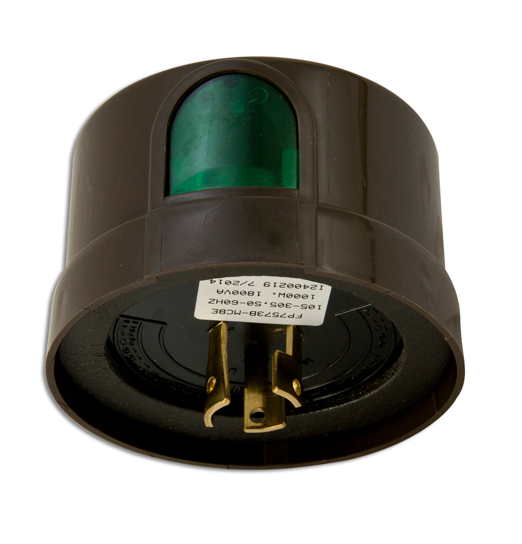 Sunrise Technologies FP7573B-MCBE 105-305V Photo Control, Brown Sunrise Technologies FP7573B-MCBE