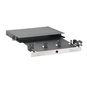 Panduit FRME1U Fiber Enclosure, Rack Mount, for 3 FAP/FMP Adapter Panels, Black Panduit FRME1U
