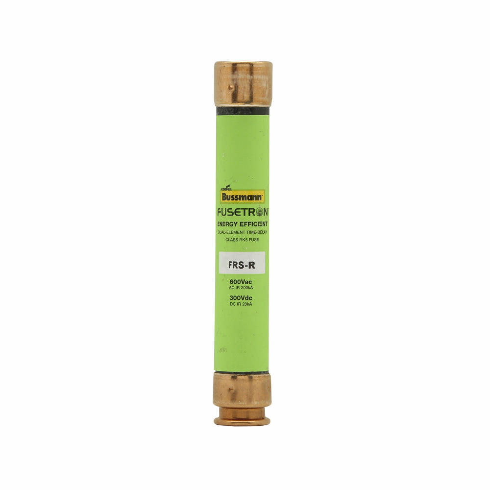 Eaton/Bussmann Series FRS-R-12 Fuse, 12 Amp, Class RK5, Dual-Element, Time-Delay, 600V, Fusetron Eaton/Bussmann Series FRS-R-12