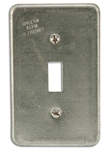 Appleton FSK-1TS Toggle Switch Cover, 1-Gang, Steel, Fits FS and FD Boxes Appleton FSK-1TS