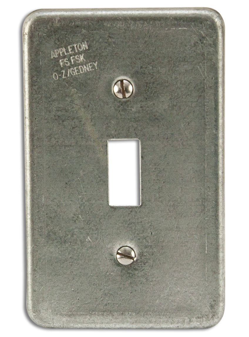 Appleton FSK-1TS Toggle Switch Cover, 1-Gang, Steel, Fits FS and FD Boxes Appleton FSK-1TS