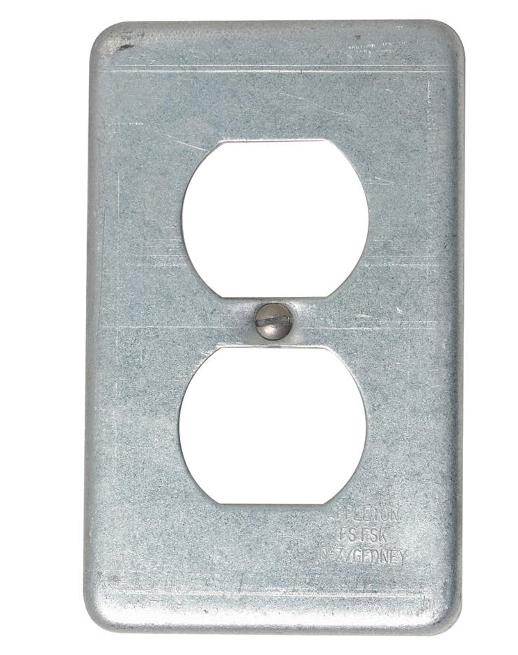 Appleton FSK1DRA Receptacle Cover, 1-Gang, Aluminum, Fits FS and FD Boxes Appleton FSK1DRA