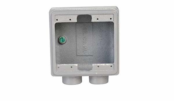 Appleton FSS2100 FS Device Box, 2-Gang, Dead-End, Type FSS, 1