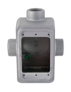 Appleton FST175 FS Device Box, 1-Gang, Feed-Thru, Type: FST, 3/4", Malleable Iron Appleton FST175