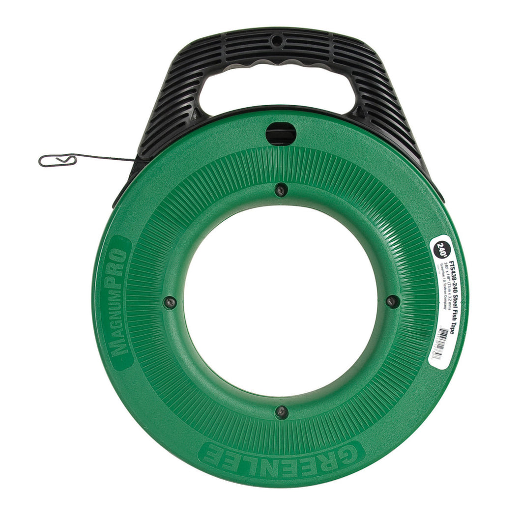 Greenlee FTS438-240 Fish Tape with Winder Case, 240' Greenlee FTS438-240