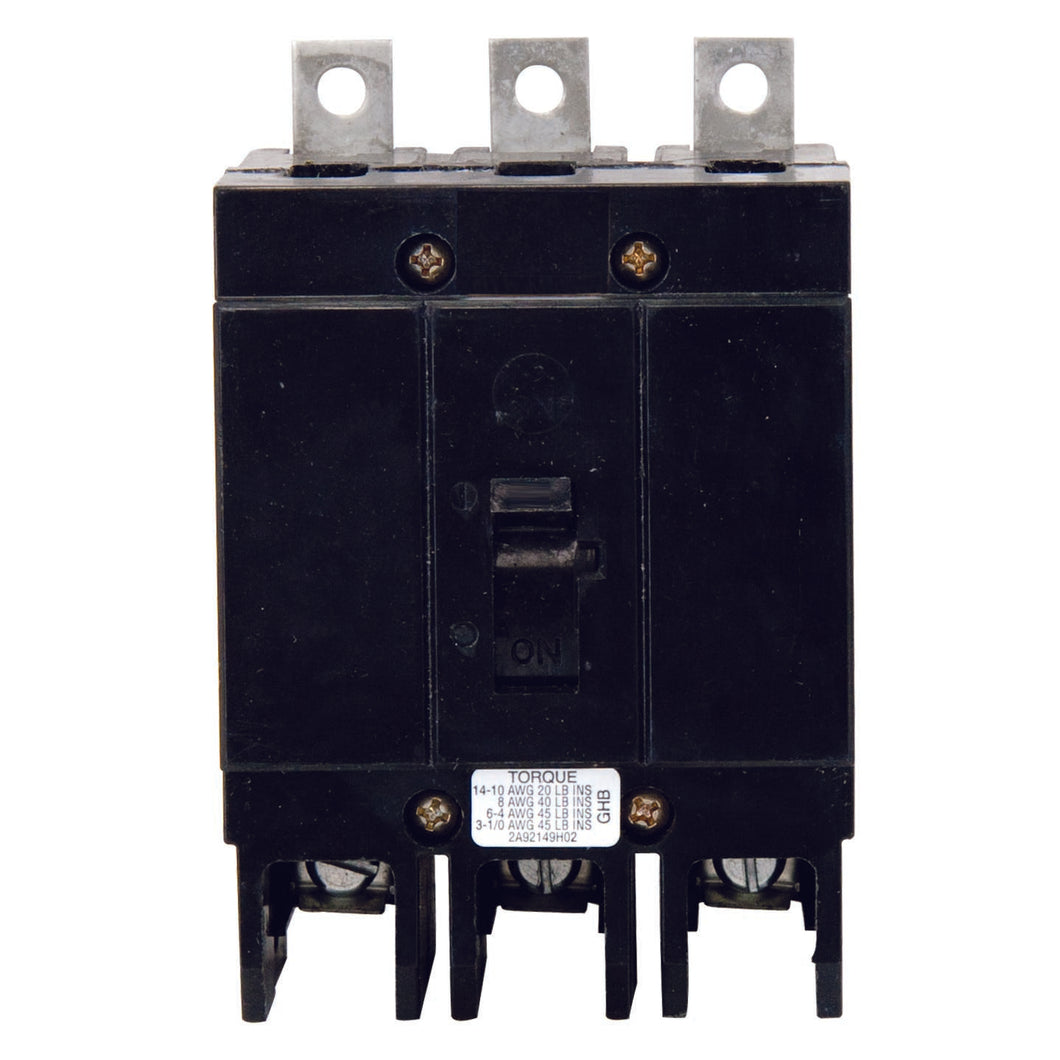 Eaton GHB3015 Breaker, 15A, 3P, 277/480 VAC, 125/250 VDC, GHB, 14 kAIC Eaton GHB3015
