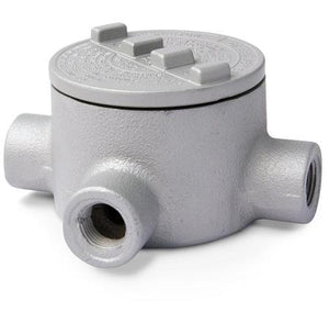 Appleton GRT200 Conduit Outlet Box, Type GRT, (3) 2" Hubs, Malleable Appleton GRT200