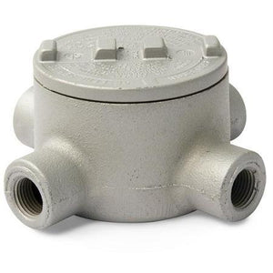Appleton GRX150 Conduit Outlet Box, Type: GRX, (4) 1-1/2" Hubs, Malleable Appleton GRX150