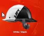 Lift Safety HDF50C19WC Dax 50 white/black hard hat Lift Safety HDF50C19WC