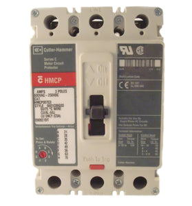 Eaton HMCP100R3C Breaker, Molded Case, 100A, 3P, 600V, 250 VDC HMCP Eaton HMCP100R3C
