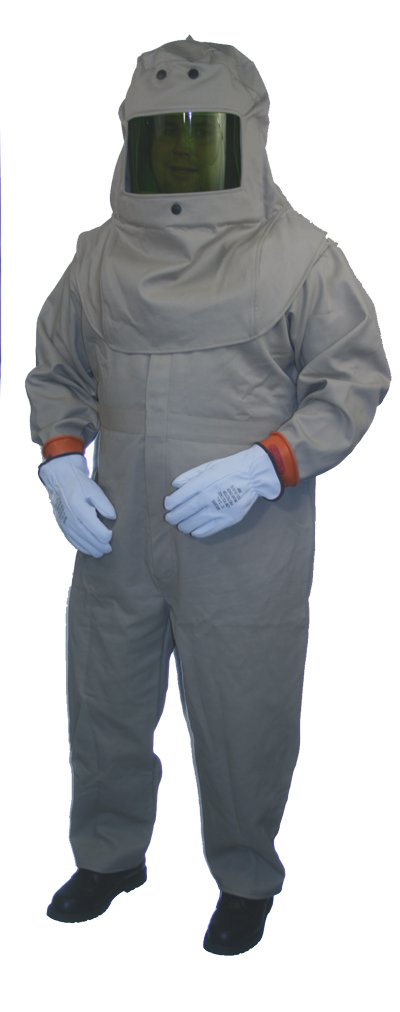 Cementex HRC4-K-XL Arc Flash Kit: Jacket, Overpants, Hood with Lens, Safety Glasses - Size: XL Cementex HRC4-K-XL