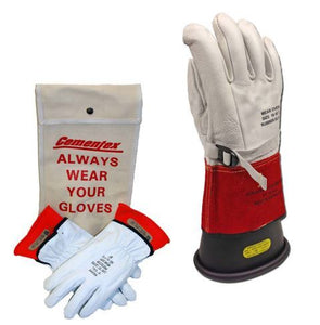 Cementex IGK0-11-12Y Insulated Electrical Glove Kit, Class 0, 11", Size 12 Cementex IGK0-11-12Y