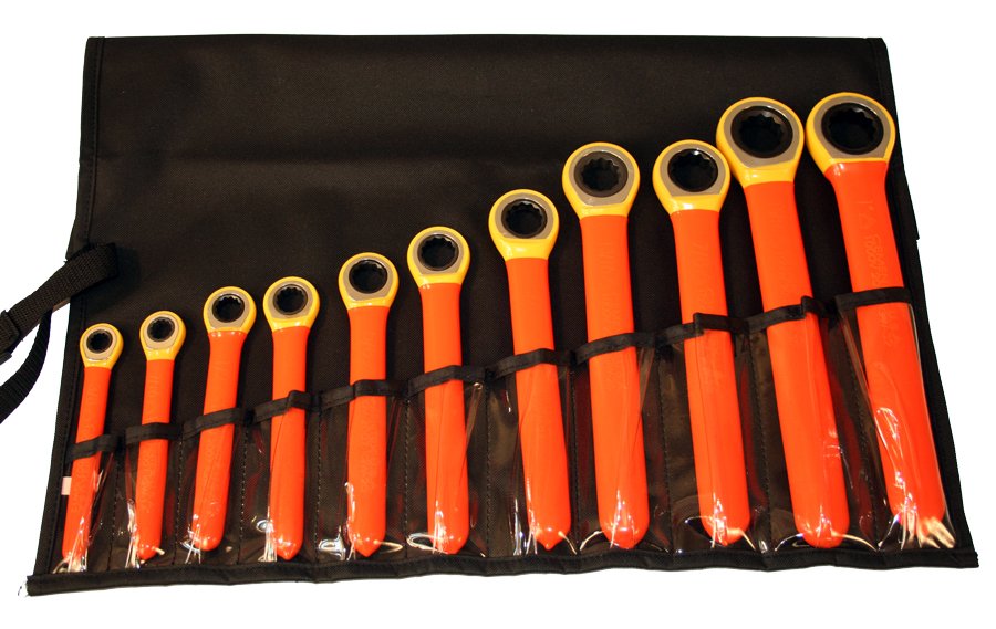 Cementex IGRBWS-11 Insulated Geared Box End Wrench Set Cementex IGRBWS-11