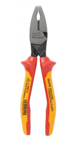 Fluke INCP8 Insulated Heavy Duty Linesman Combination Pliers, 1000 V Fluke INCP8