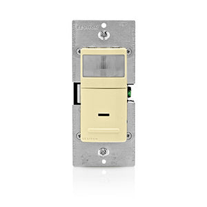 Leviton IPS02-1LI Occupancy Sensor, Wall Switch, Ivory Leviton IPS02-1LI