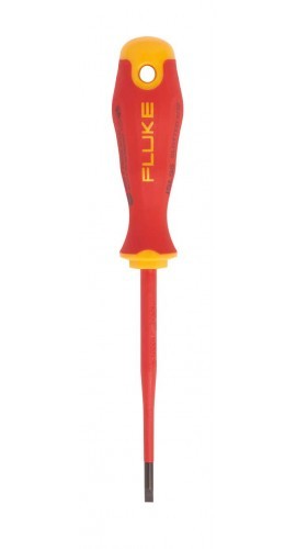 Fluke ISLS5 Insulated Slotted Screwdriver, 0.16 x 4