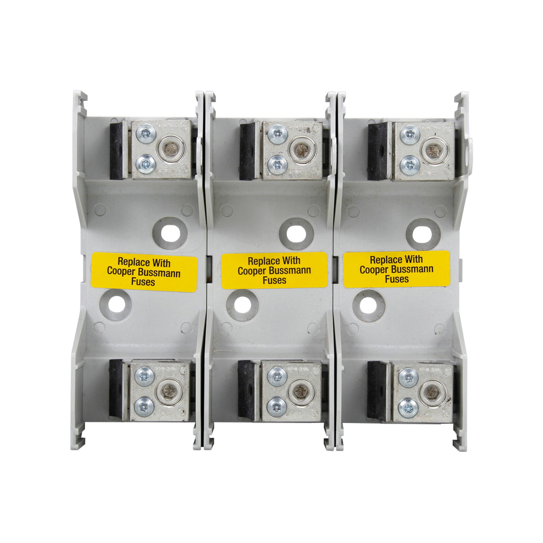 Eaton/Bussmann Series JM60100-3CR 100 amp class J fuse holder 600V -3 pole Eaton/Bussmann Series JM60100-3CR